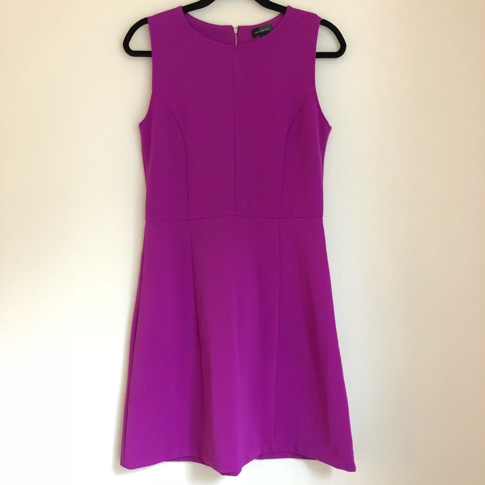 The Limited Pink Purple Magenta A-Line Work Dress